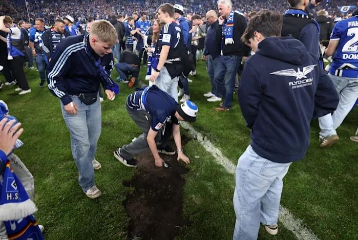 汉堡队在比赛中获得令人激动的胜利