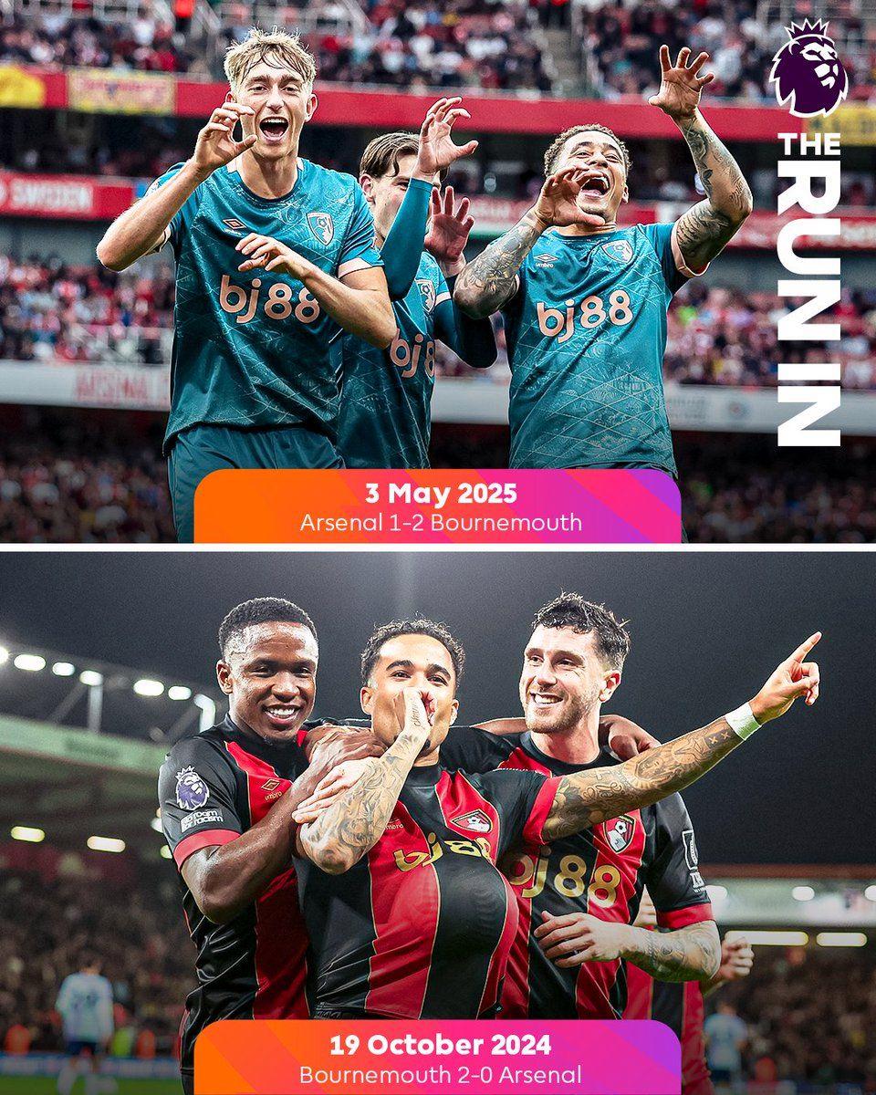 阿森纳客场得胜，伯恩茅斯难逃败局